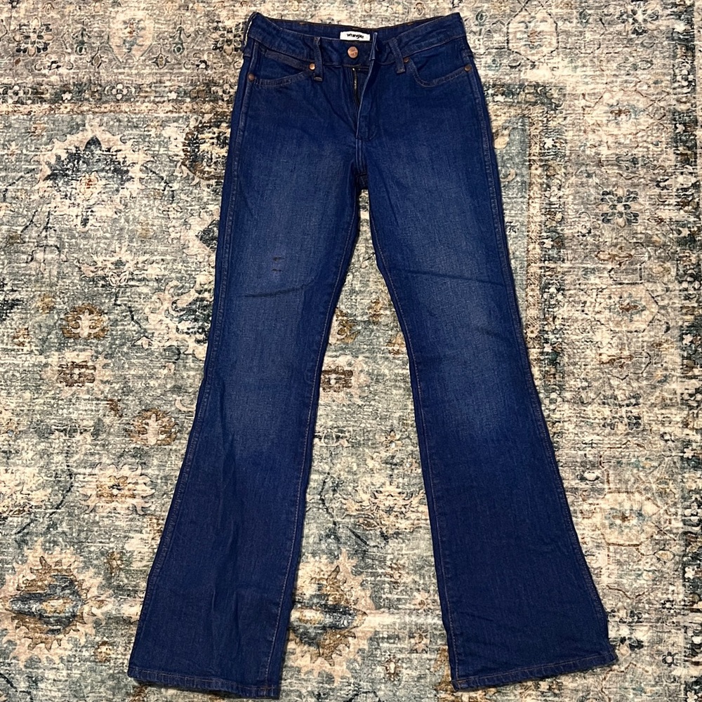 Wrangler Dark Blue Women's Flare Jeans